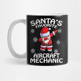 Santas Favorite Aircraft Mechanic Christmas Mug